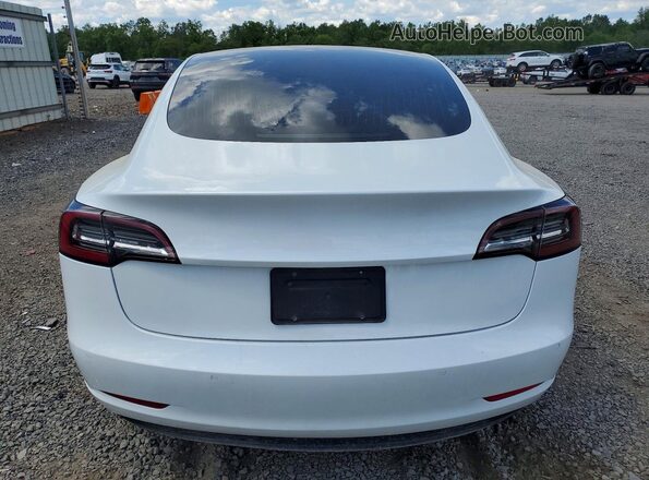 5YJ3E1EB2LF667396 2020 TESLA MODEL White Vista trasera