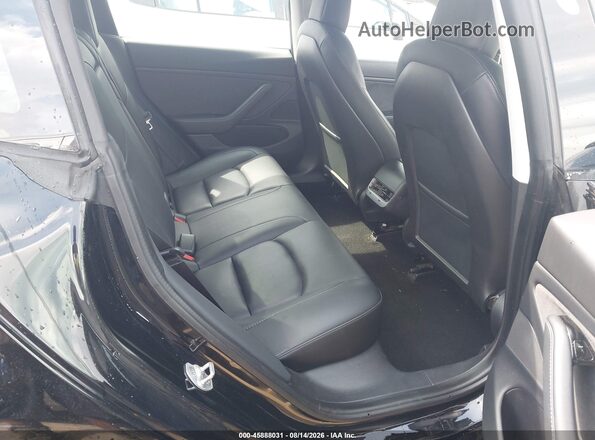 5YJ3E1EB2LF710442 2020 TESLA MODEL 3 Black Widok naklejki z numerem VIN