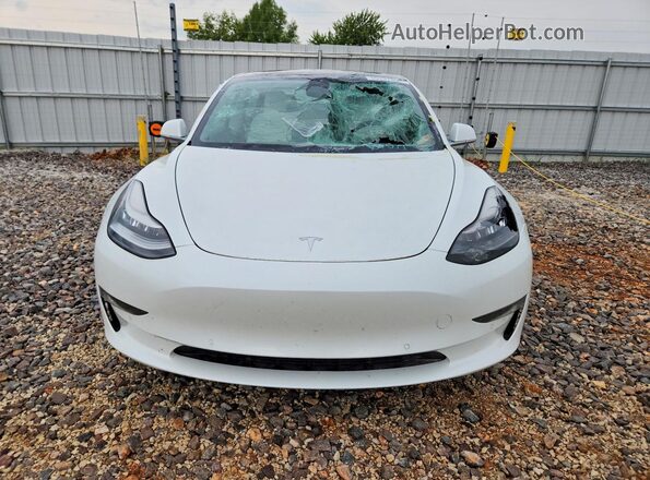 5YJ3E1EB2LF787800 2020 TESLA MODEL White Vista frontal