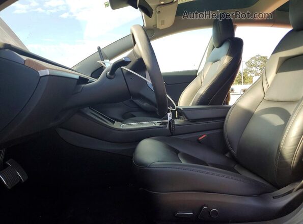 5YJ3E1EB2MF019767 2021 TESLA MODEL Red წინა სალონის ხედი