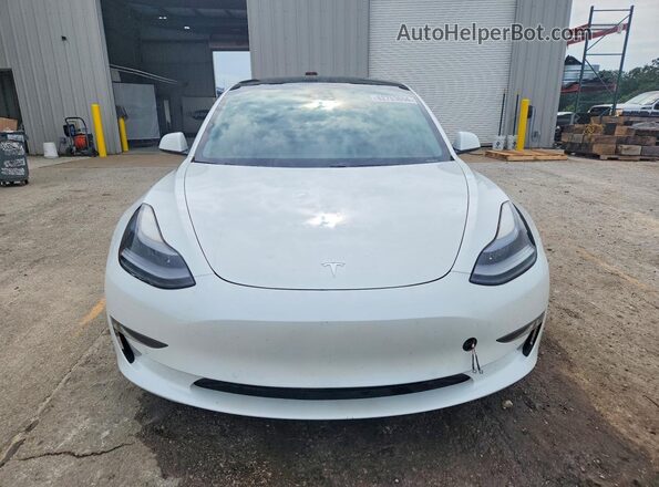 5YJ3E1EB2MF055930 2021 TESLA MODEL White Вид спереду