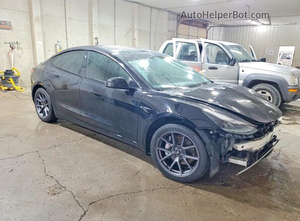 5YJ3E1EB2MF965559 2021 TESLA MODEL Black Przód prawy