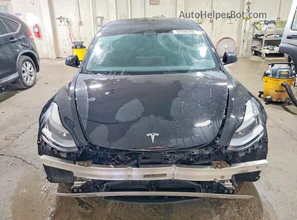 5YJ3E1EB2MF965559 2021 TESLA MODEL Black Widok z przodu