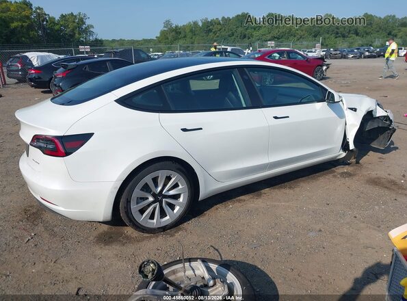 5YJ3E1EB2NF192979 2022 TESLA MODEL 3 Белый Задняя правая четверть