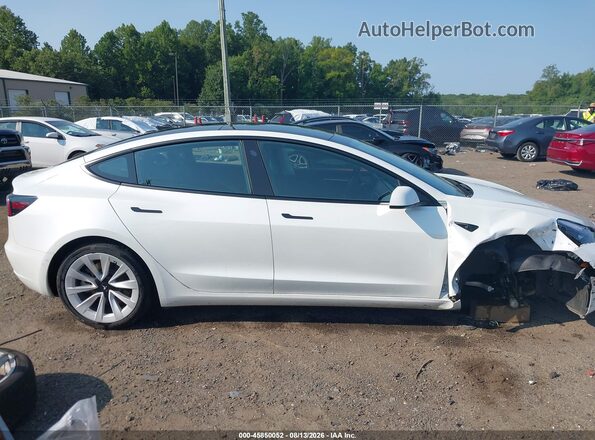 5YJ3E1EB2NF192979 2022 TESLA MODEL 3 Белый Панорамный вид салона 360°