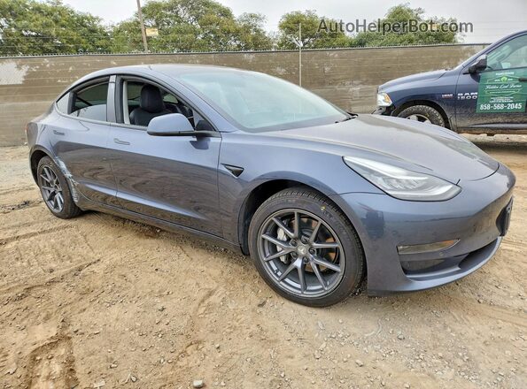 5YJ3E1EB2NF294072 2022 TESLA MODEL Gray წინა მარჯვენა
