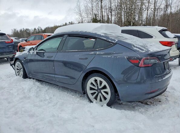 5YJ3E1EB2PF416769 2023 TESLA MODEL Gray Trasero izquierdo