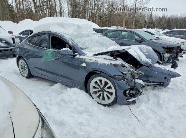 5YJ3E1EB2PF416769 2023 TESLA MODEL Gray Delantero derecho