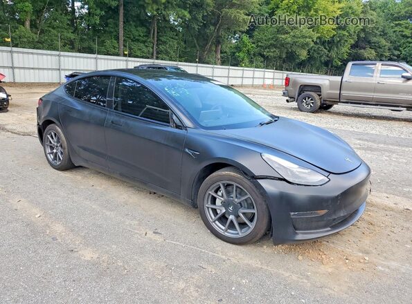 5YJ3E1EB2PF661944 2023 TESLA MODEL Black Delantero derecho