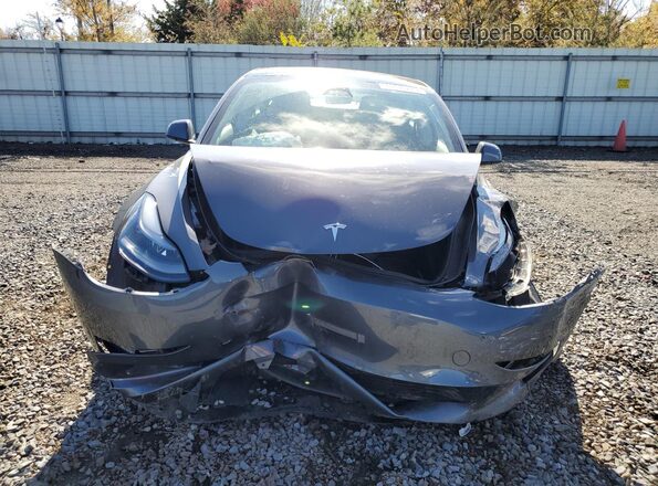 5YJ3E1EB2PF666657 2023 TESLA MODEL Серый Вид спереди