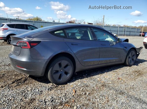 5YJ3E1EB2PF666657 2023 TESLA MODEL Серый Задняя правая четверть