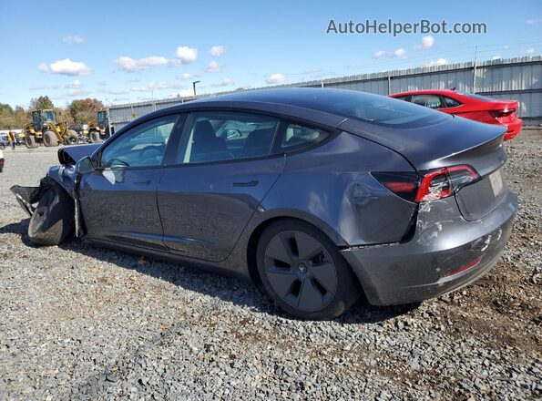 5YJ3E1EB2PF666657 2023 TESLA MODEL Серый Задняя левая четверть
