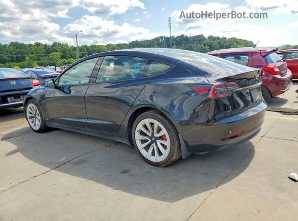 5YJ3E1EB2PF673544 2023 TESLA MODEL Черный Задняя левая четверть