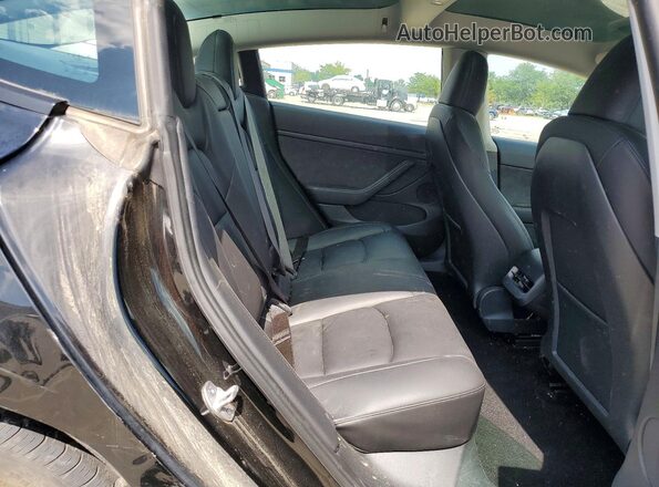 5YJ3E1EB2PF673544 2023 TESLA MODEL Черный Вид задней части салона