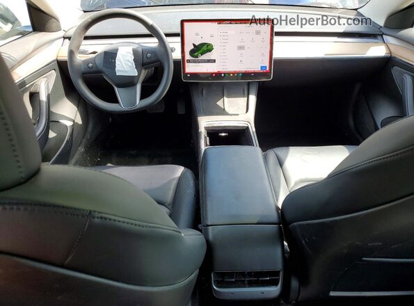 5YJ3E1EB2PF673544 2023 TESLA MODEL Черный Вид панели приборов