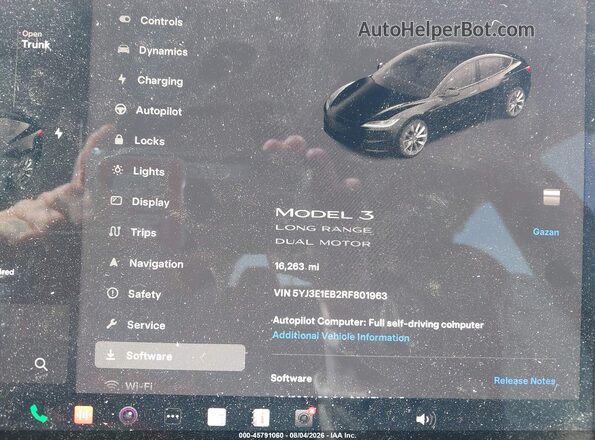 5YJ3E1EB2RF801963 2024 TESLA MODEL 3 Черный Вид задних сидений