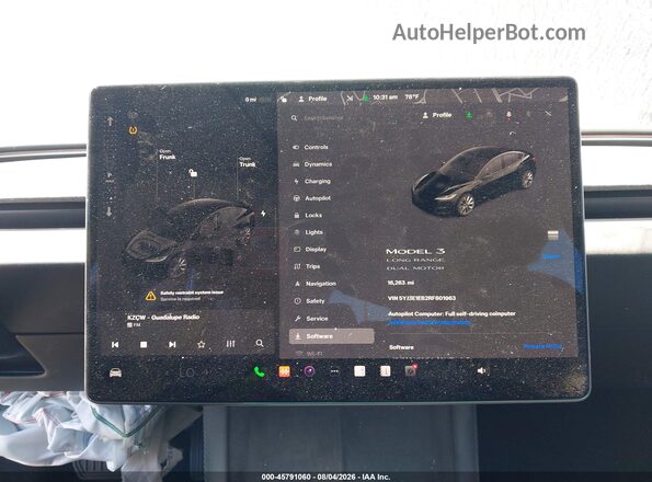 5YJ3E1EB2RF801963 2024 TESLA MODEL 3 Черный 