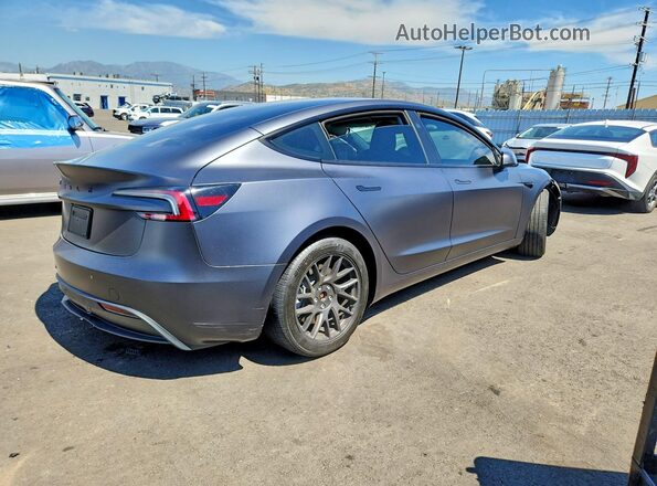 5YJ3E1EB2RF813529 2024 TESLA MODEL Black Rear right