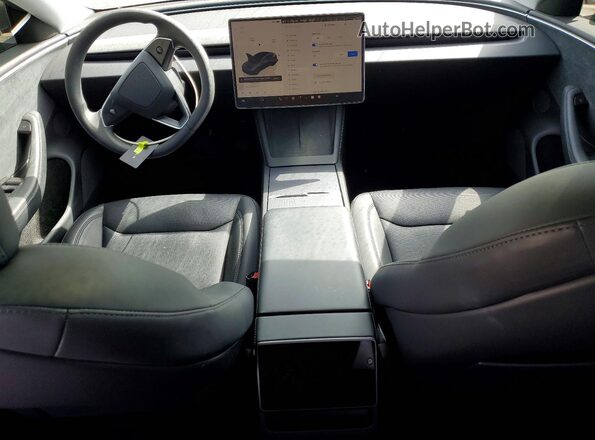 5YJ3E1EB2RF813529 2024 TESLA MODEL Black Dashboard view