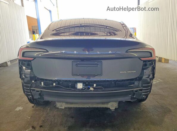 5YJ3E1EB2SF899947 2025 TESLA MODEL Серый Вид сзади