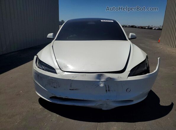 5YJ3E1EB2SF933773 2025 TESLA MODEL Белый Вид спереди