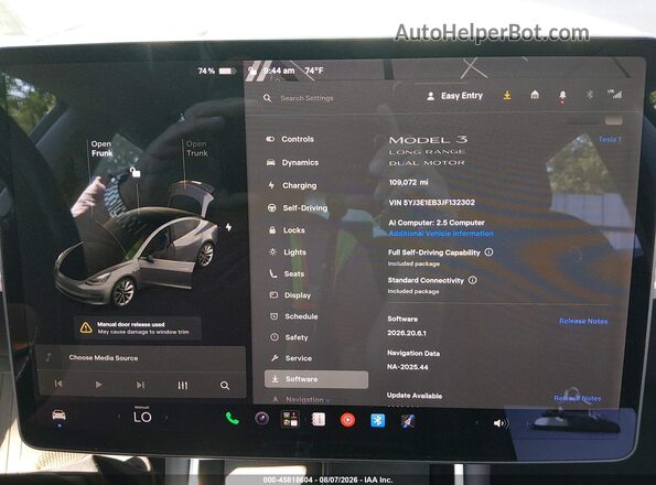 5YJ3E1EB3JF132302 2018 TESLA MODEL 3 Black Հետևի նստատեղերի տեսք