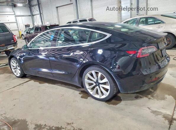 5YJ3E1EB3JF186697 2018 TESLA MODEL Black Tył lewy