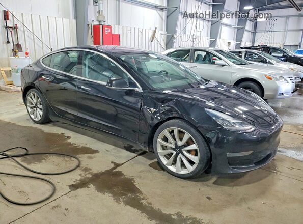 5YJ3E1EB3JF186697 2018 TESLA MODEL Black Przód prawy