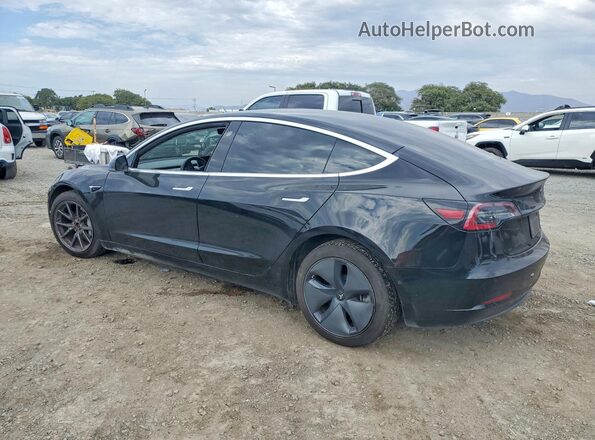 5YJ3E1EB3LF710501 2020 TESLA MODEL Black Задня ліва чверть