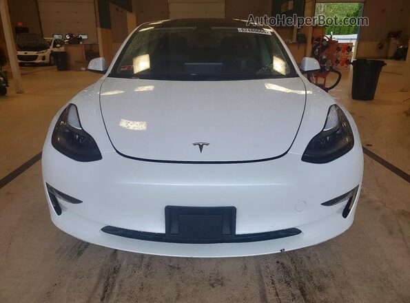 5YJ3E1EB3MF065396 2021 TESLA MODEL Белый Вид спереди