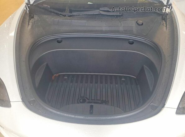 5YJ3E1EB3MF065396 2021 TESLA MODEL Белый Вид задней части салона