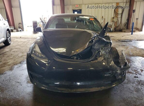 5YJ3E1EB3MF848816 2021 TESLA MODEL Black Front view