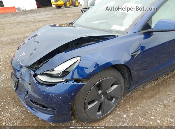 5YJ3E1EB3MF981348 2021 TESLA MODEL 3 Blue Vista frontal