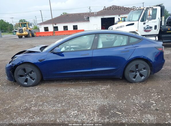 5YJ3E1EB3MF981348 2021 TESLA MODEL 3 Blue Vista interior de 360 grados