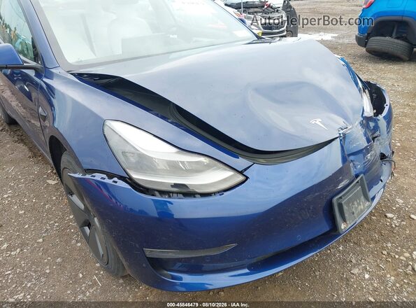 5YJ3E1EB3MF981348 2021 TESLA MODEL 3 Blue 