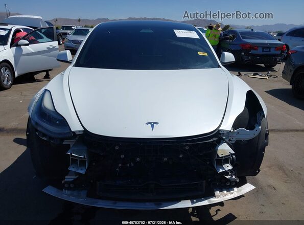 5YJ3E1EB3NF111875 2022 TESLA MODEL 3 Белый Вид спереди