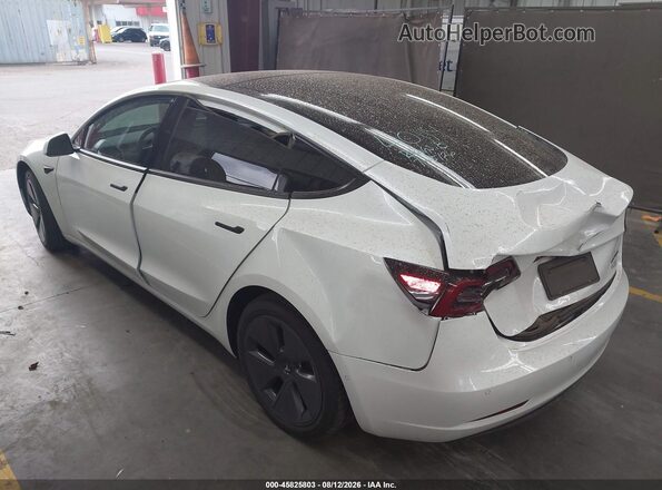 5YJ3E1EB3NF212270 2022 TESLA MODEL 3 White Հետևի ձախ