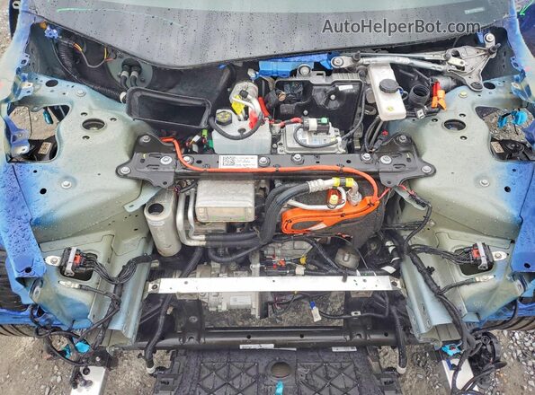 5YJ3E1EB3NF268208 2022 TESLA MODEL Blue Vista interior trasera