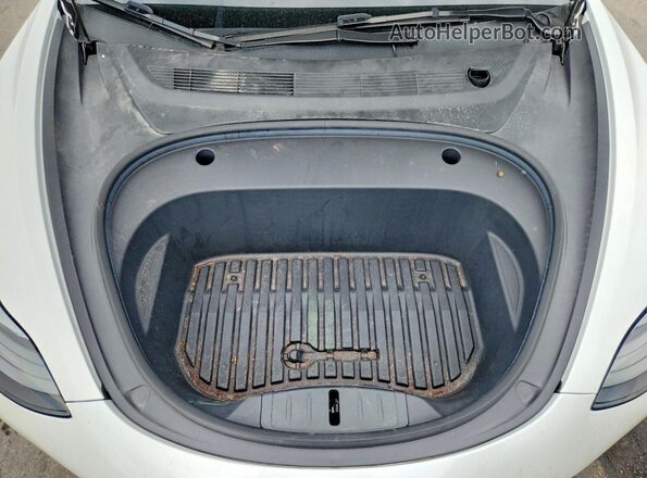5YJ3E1EB3NF272968 2022 TESLA MODEL White Vista interior trasera