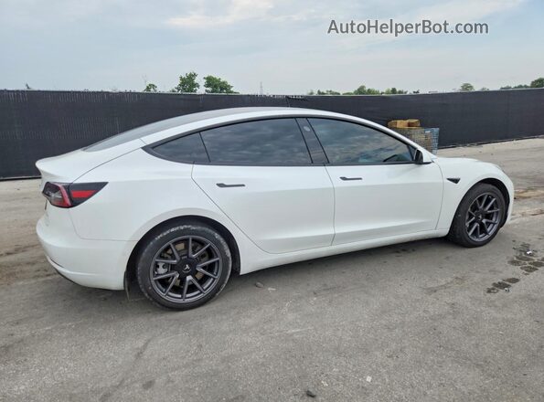 5YJ3E1EB3NF272968 2022 TESLA MODEL White Trasero derecho