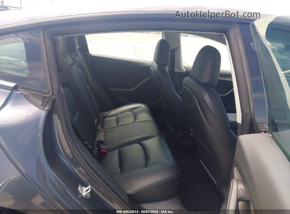 5YJ3E1EB3NF277815 2022 TESLA MODEL 3 Gray VIN կոդի պիտակի տեսք