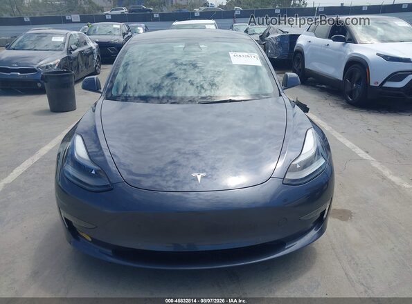 5YJ3E1EB3NF277815 2022 TESLA MODEL 3 Gray Սալոնի հետևի տեսք