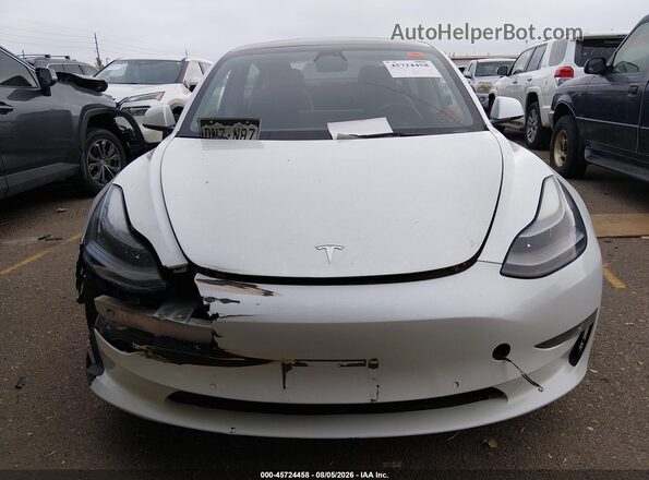 5YJ3E1EB3NF327936 2022 TESLA MODEL 3 Белый Вид панели приборов
