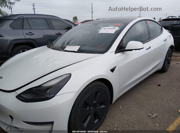 5YJ3E1EB3NF327936 2022 TESLA MODEL 3 Белый 