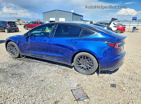 5YJ3E1EB3RF809490 2024 TESLA MODEL Синий Задняя левая четверть