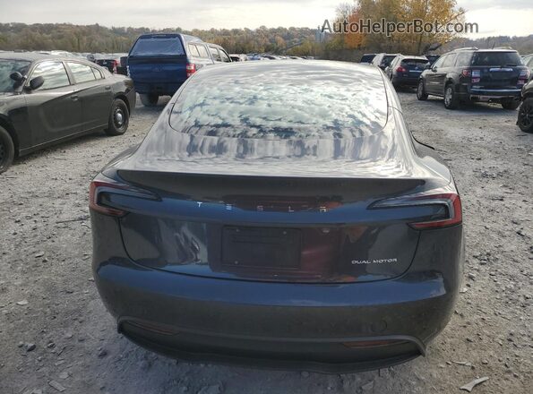 5YJ3E1EB3SF011044 2025 TESLA MODEL Черный Вид сзади