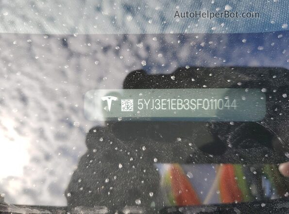 5YJ3E1EB3SF011044 2025 TESLA MODEL Черный Вид подкапотного пространства