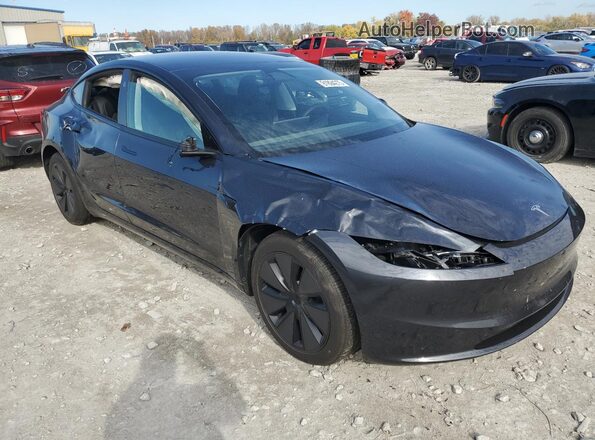 5YJ3E1EB3SF011044 2025 TESLA MODEL Черный Передняя правая четверть