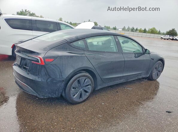5YJ3E1EB3SF882252 2025 TESLA MODEL Black უკანა მარჯვენა