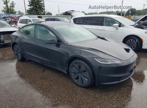 5YJ3E1EB3SF882252 2025 TESLA MODEL Black წინა მარჯვენა